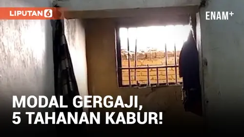 VIDEO: 5 Tahanan di Makassar Kabur, 14 Polisi Diperiksa