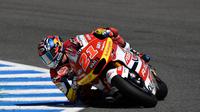 Pembalap Federal Oil Gresini, Fabio Di Giannantonio. (AFP/PIERRE-PHILIPPE MARCOU).