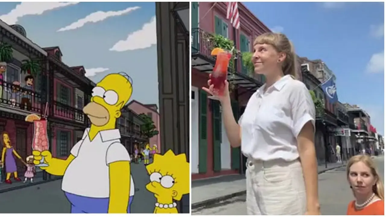 Turis Ini Keliling Lokasi Film ‘The Simpsons’, 6 Potretnya Kocak Banget
