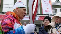 Pembawa Obor Wafat Saat Bawa Obor Olimpiade Musim Dingin 2014
