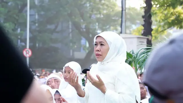 5 Momen Jalan Sehat Bersholawat Peringati 1 Muharram di Surabaya