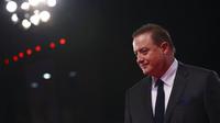 Brendan Fraser dalam Festival Film Venesia 2022. (Vianney Le Caer/Invision/AP)