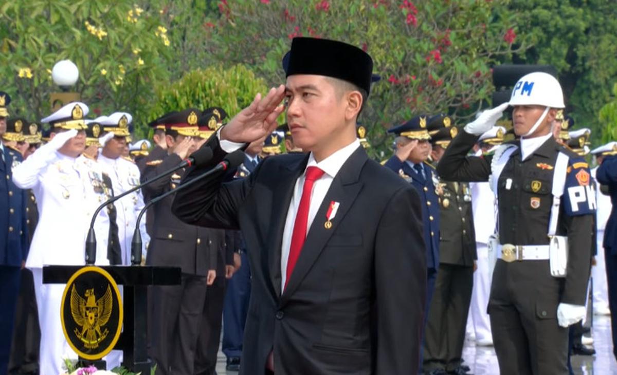 Wapres Gibran Pimpin Upacaraa