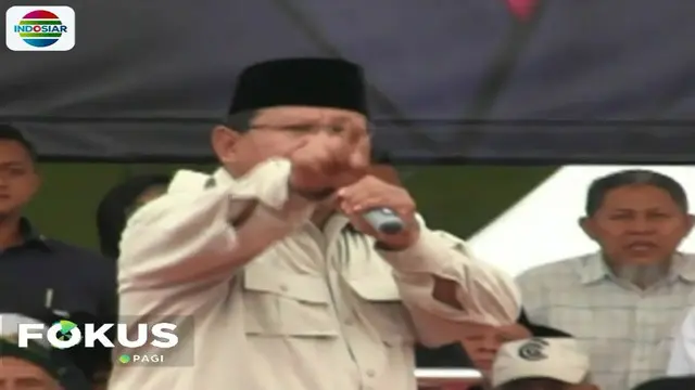 Kampanye diawali dengan orasi sejumlah tokoh dari partai pendukung Prabowo-Sandi serta dimerihakan dengan penampilan musik gambus.