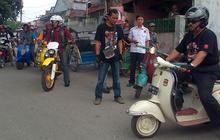 Naik Vespa, presiden PKS sapa warga Lampung