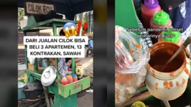 Viral Kisah Penjual Cilok Bisa Beli 3 Apartemen, Penghasilannya Jutaan Rupiah