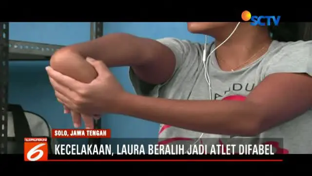 Atlet renang difabel Laura Aurelia Dinda Sekar Devanti akan menjadi salah satu andalan tuan rumah Indonesia di ajang Asian Para Games 2018.