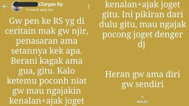 5 Status Media Sosial Sok Berani Uji Nyali Ini Bikin Tepuk Jidat