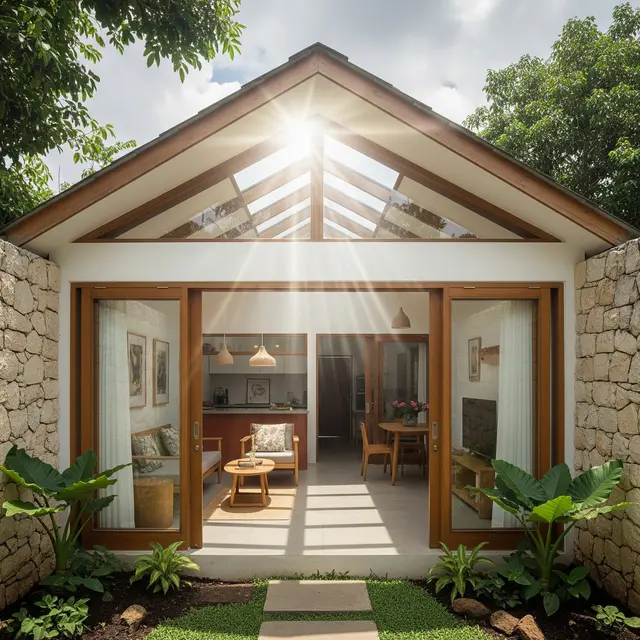 9 Model Rumah Kecil dengan Pencahayaan Alami untuk Hemat Listrik