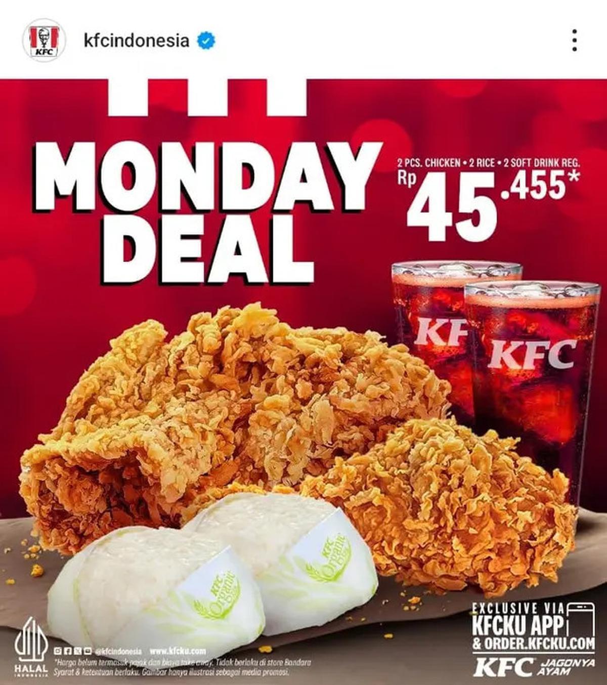 Promo KFC Hari Ini 14 Mei 2025, Jangan Lewatkan