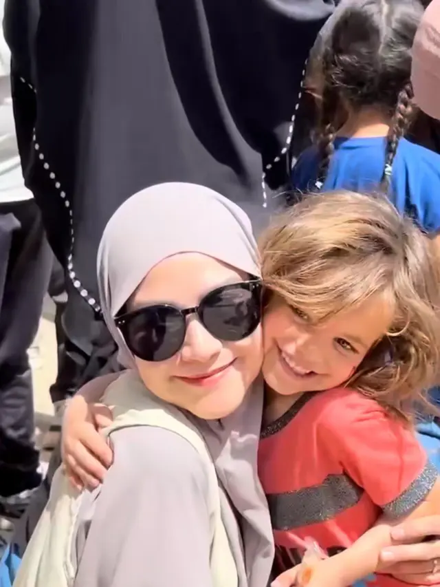 Zaskia Adya Mecca Wujudkan Cinta untuk Gaza (Instagram/@zaskiadyamecca)