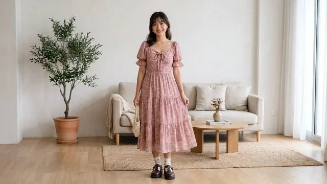 Bikin Penampilan Lebih Chic, Ini Dress Korean Style Terbaik untuk Sehari-hari