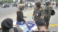 Puluhan Pelanggar PSBB di Tanjung Priok dan Cipayung Ditindak Aparat