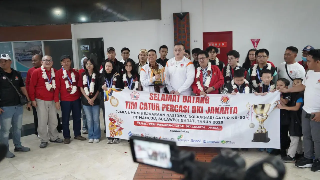 Rebut 6 Emas, DKI Jakarta Pertahankan Juara Umum Kejurnas Catur 2025