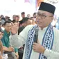 Dalam sambutan silaturahminya, Ketua MPR Zulkifli Hasan menyampaikan pentingnya persatuan dalam keberagaman.