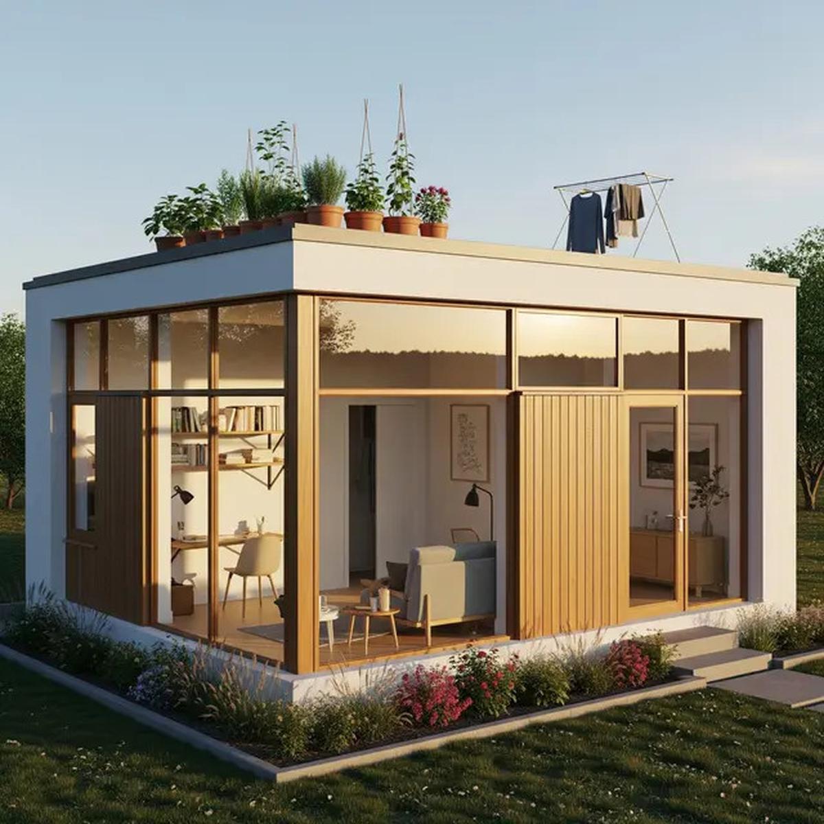 7 Model Rumah Murah Tapi Elegan dengan Atap Datar 2025 di Kampung, Hunian Idaman dengan Budget Terjangkau