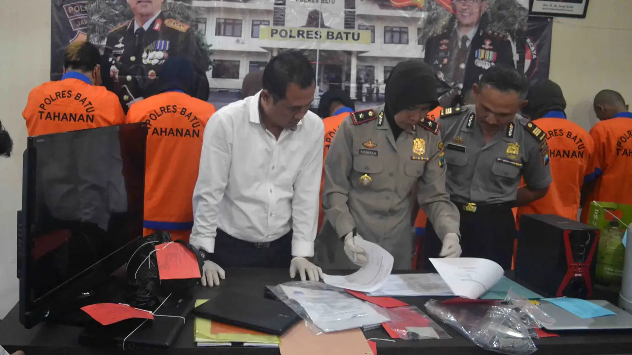 Pengamen dan Juru Parkir Nakal Diringkus Polres Batu