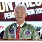 Calon presiden nomor urut 3 Ganjar Pranowo saat debat capres ketiga yang digelar KPU pada Minggu (7/1/2024) di Istora, Senayan, Jakarta. (Tangkapan Layar YouTube KPU RI)