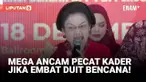 Ketua Umum PDI Perjuangan Megawati Soekarnoputri meminta para kader PDIP agar menyumbang bantuan untuk korban bencana di Aceh, Sumatera Utara dan Sumatera Barat, Kamis (18/12).