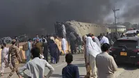 Bom Bunuh Diri Guncang Stasiun di Pakistan, 23 Orang Tewas