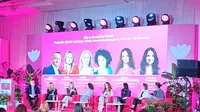 Saking kencang pengaruhnya, K-beauty jadi salah satu topik dalam Cosmetics Business Forum 2025 di Warsawa, Polandia. Kpop dan drakor berdampak besar. (Foto: Wayan Diananto)