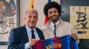 Barcelona merampungkan transfer penyerang Timnas Jerman, Karim Adeyemi, dari Borussia Dortmund. (Doc Barcelona)