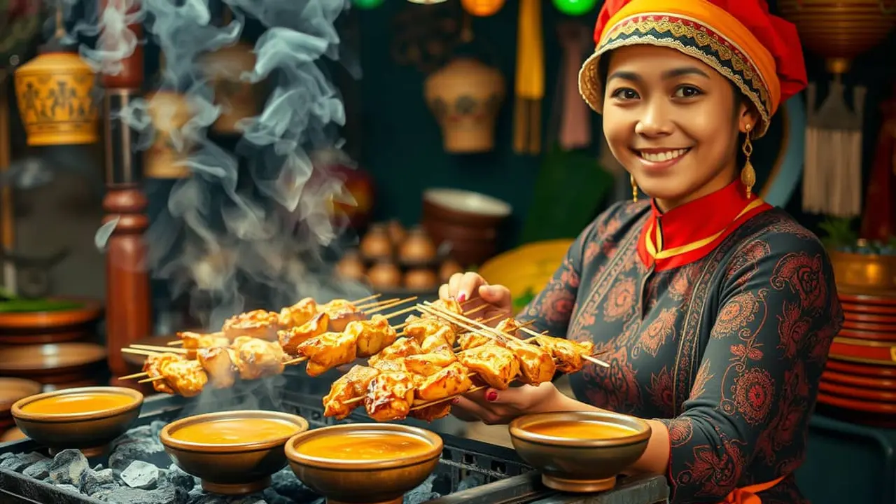resep bumbu kacang sate ayam