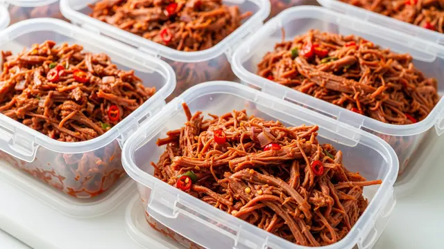 Penyimpanan Daging Suwir Pedas