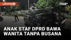 Viral! Mobil Dinas DPRD Jambi Kecelakaan saat Bawa Wanita Tanpa Busana