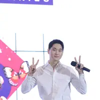 Bung Korea dalam talkshow Korean Man As Your Ideal Type: Delulu or Solulu? di Fimela Day. (Foto: Daniel Kampua/Fimela)