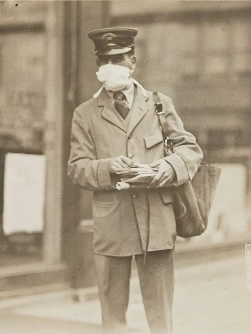 Flu Spanyol pada 1918. (Foto: National Archives)