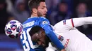 Moussa Dembele (Atletico Madrid). Berstatus pinjaman dari Olympique Lyon. Sosok striker yang tepat untuk mengenakan jersey nomor 19 yang ditinggalkan Diego Costa. Memiliki tandem ciamik di Atletico yaitu Luis Suarez. (AFP/Franck Fife)