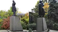 Sebagai bagian dari upaya mengikis berbagai peninggalan berbau komunisme di Ukraina, patung Vladimir Lenin pun raib dari tempatnya.