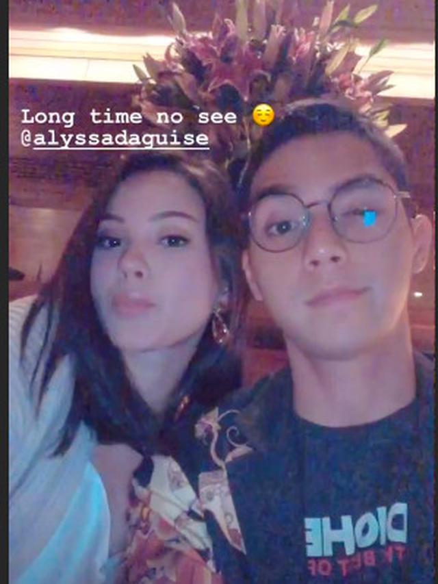Al Ghazali bertemu kembali dengan Alyssa Daguise (Instagram)