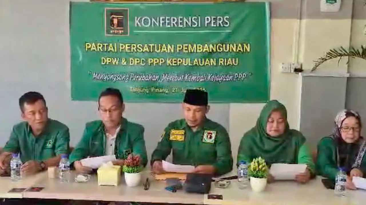 Seluruh DPC Partai Persatuan Pembangunan (PPP) se-Provinsi Kepulauan Riau (Kepri) resmi menarik dukungan terhadap Plt Ketua Umum Muhammad Mardiono. (Istimewa)