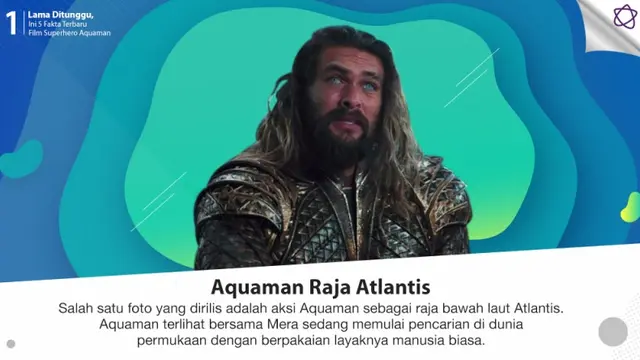 [Bintang] Lama Ditunggu, Ini 5 Fakta Terbaru Film Superhero Aquaman