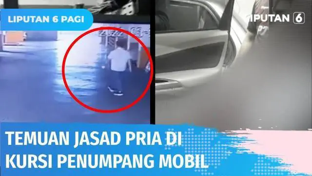 VIDEO: Pria Tewas di Kursi Baris Kedua Mobil yang Terparkir di Apartemen, Ada Luka di Leher