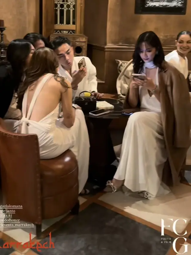 Sheila Dara Hadiri Pernikahan Sahabat di Maroko. [@fcgweddings]