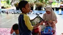 Pesantren kilat ini juga dibuka untuk anak usia 4-12 tahun secara cuma-cuma alias gratis. (Liputan6.com/Angga Yuniar)