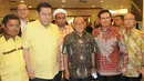 Golkar Kubu Aburizal Bakrie tidak terima keputusan Menkumham Yasonna Laoly yang mengesahkan Golkar kubu Agung Laksono, Jakarta, Selasa (10/3/2015). Ical berencana menggugat ke PTUN. (Liputan6.com/Herman Zakharia)