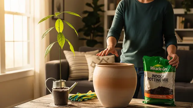 Cara Menanam Alpukat dalam Ruangan/AI Generated