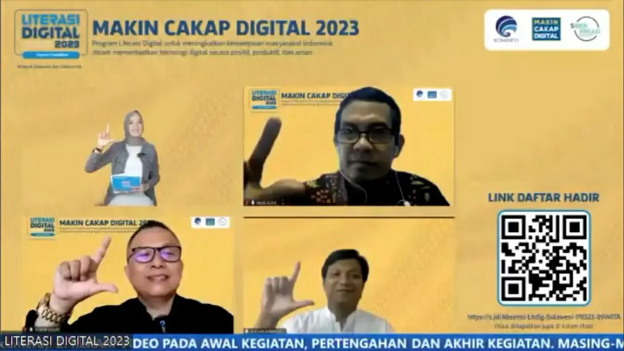 Kampanye Gerakan Nasional Literasi Digital di Indonesia digagas Kementerian Komunikasi dan Informatika (Kemenkominfo) bersama Gerakan Nasional Literasi Digital (GNLD) Siberkreasi, dengan menggelar program literasi digital nasional sektor pendidikan wilaya