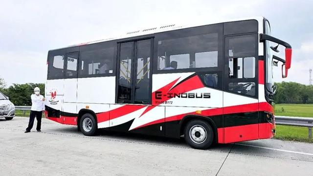 Bus Listrik Buatan Indonesia Siap 'Beraksi' di KTT G20