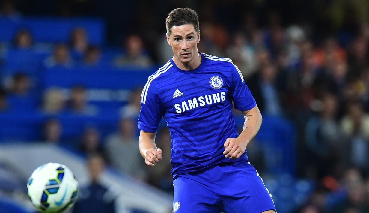 Torres mencatatkan performa negatif selama berseragam biru-biru. Iya hanya mampu mencatatkan 45 gol dari 172 penampilan bersama Chelsea. (AFP)