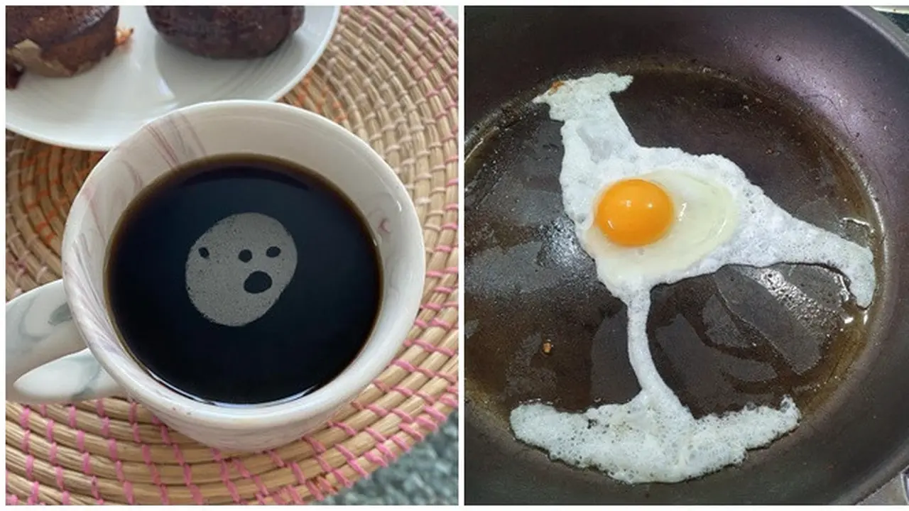 6 Potret Makanan dan Minuman Gambarkan Sesuatu Ini Unik, Muncul Ragam Imajinasi