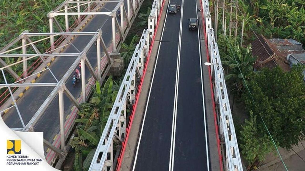 Potret Jembatan Baja Terpanjang di Jawa, Salah Satu Jalur Pantura Paling Ramai sejak 50 Tahun Lalu