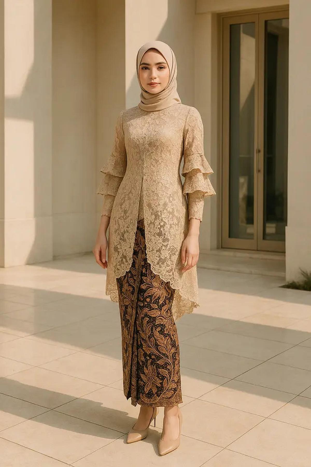 8 Model Brokat Panjang Bawahan Batik Terbaru 2025, Tren Elegan dan Modern