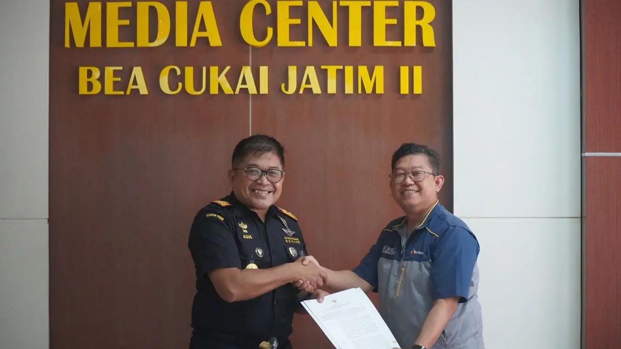 Kantor Wilayah (Kanwil) Bea Cukai Jawa Timur II memberikan izin fasilitas berkelanjutan pada PT Cheil Jedang Indonesia, Selasa (27/5) (Istimewa)