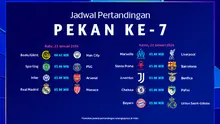 Simak Jadwal Live Streaming Liga Champions 2025/26 Pekan Ke-7, Tayang di Vidio