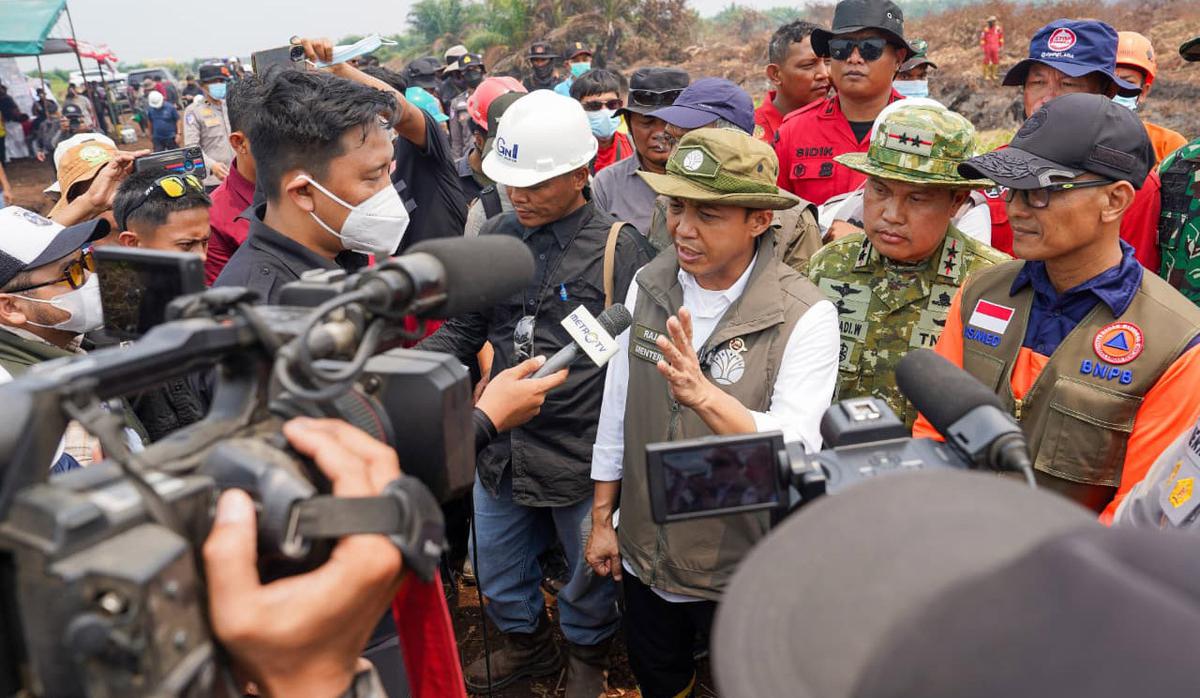 Riau Jadi Contoh Penanganan Karhutla Secara Kolaboratif